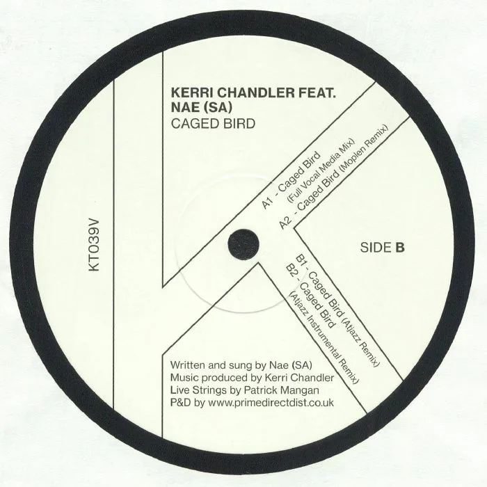 Обратная сторона обложки — Kerri Chandler Featuring Nae — Caged Bird