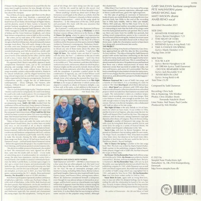 Back cover — Gary SMULYAN — Tadd's All Folks