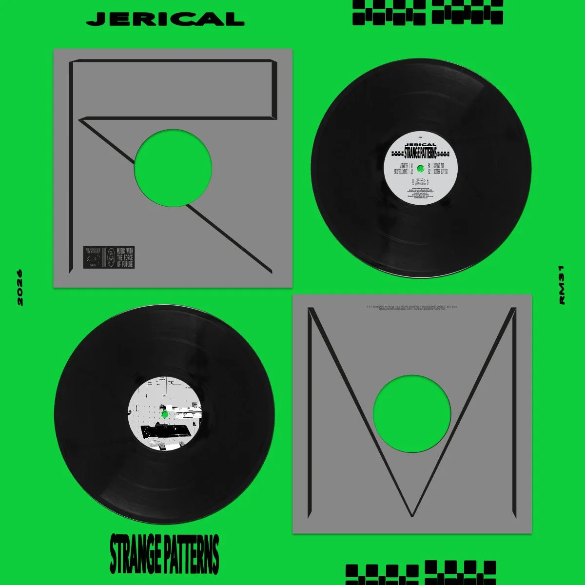 Back cover — Jerical — Strange Patterns
