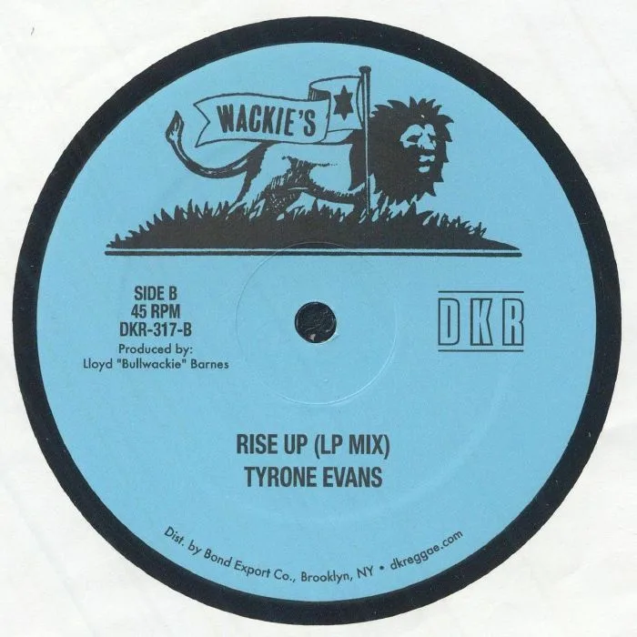 Back cover — Max ROMEO / TYRONE EVANS — Rise Up