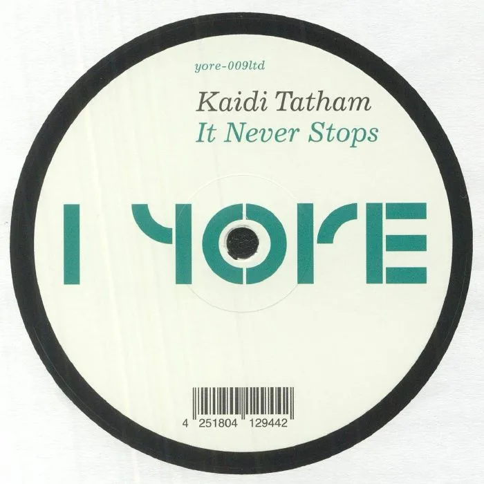 Front cover — Kaidi TATHAM — It Never Stops