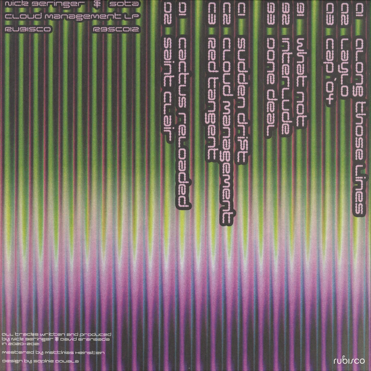 Back cover — Nick Beringer&Sota — Cloud Management LP 2x12"