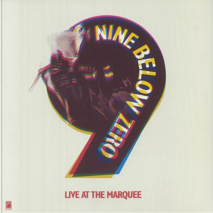 Front cover — NINE BELOW ZERO — Live At The Marquee