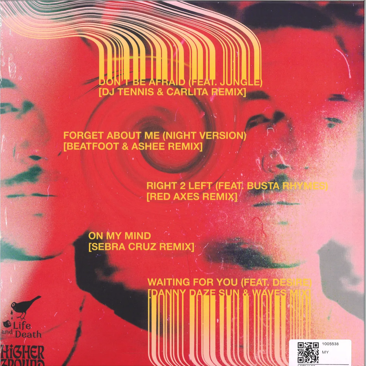 Обратная сторона обложки — Diplo — Life And Death Remixes