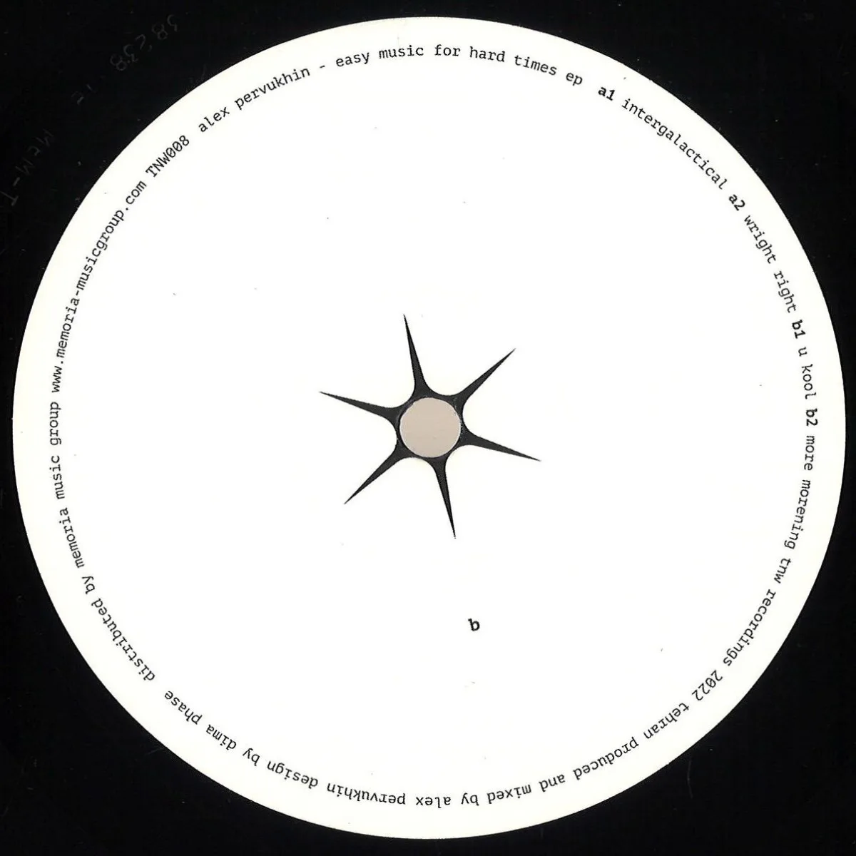 Front cover — Alex Pervukhin — Easy Music For Hard Times EP