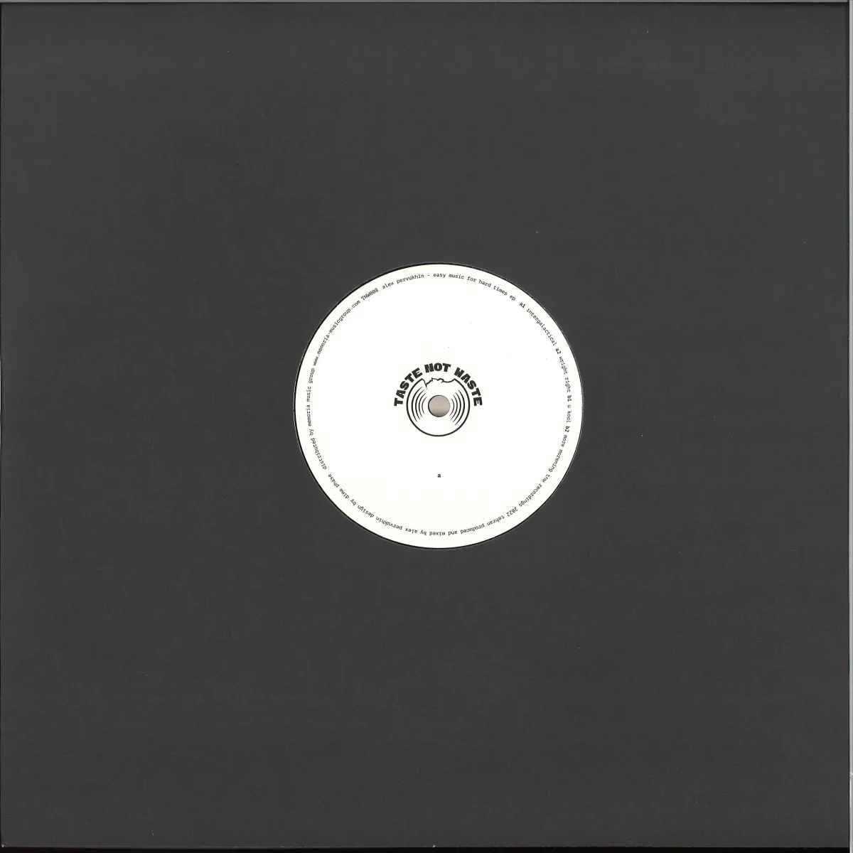 Back cover — Alex Pervukhin — Easy Music For Hard Times EP