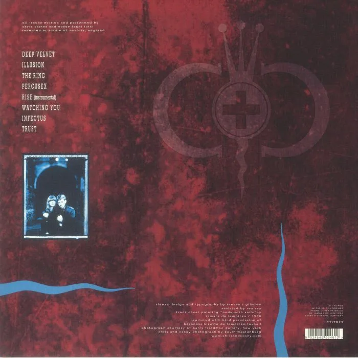 Back cover — CHRIS & COSEY — Trust (remastered)