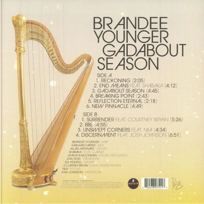 Back cover — Brandee YOUNGER — Gadabout Season