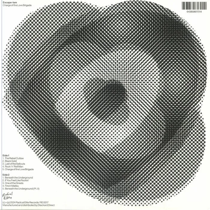 Back cover — ESCAPE ISM — Charge Of The Love Brigade