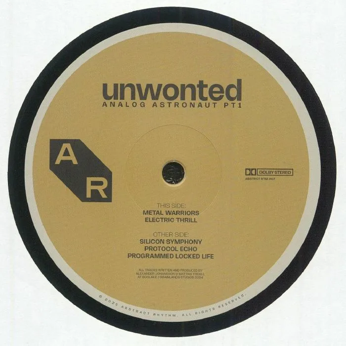 Front cover — UNWONTED — Analog Astronaut Pt 1