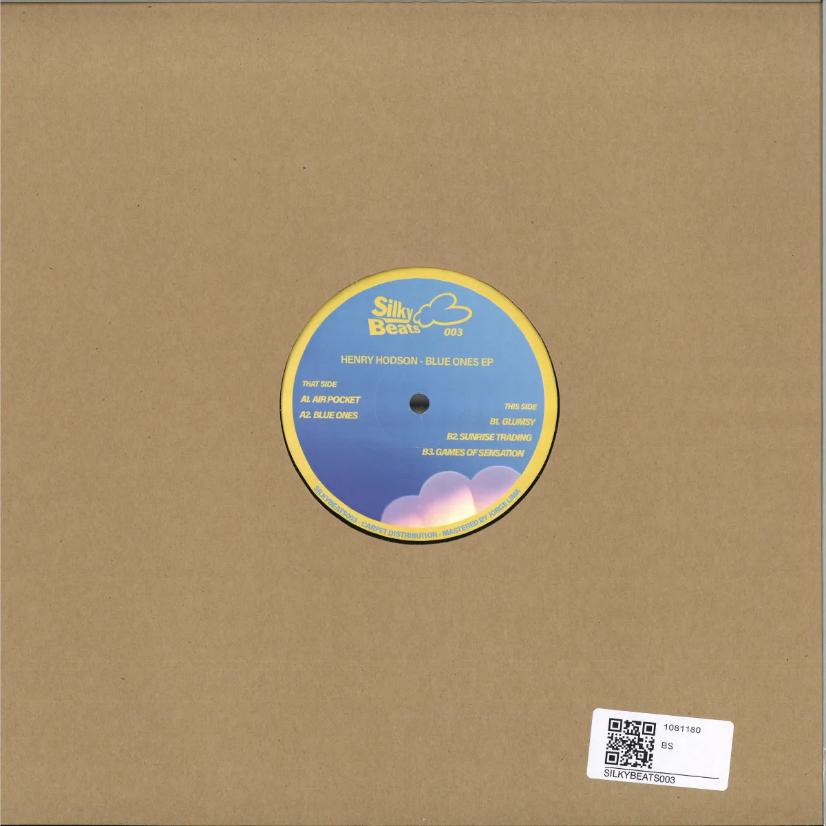 Обратная сторона обложки — Henry Hodson — Blue Ones EP