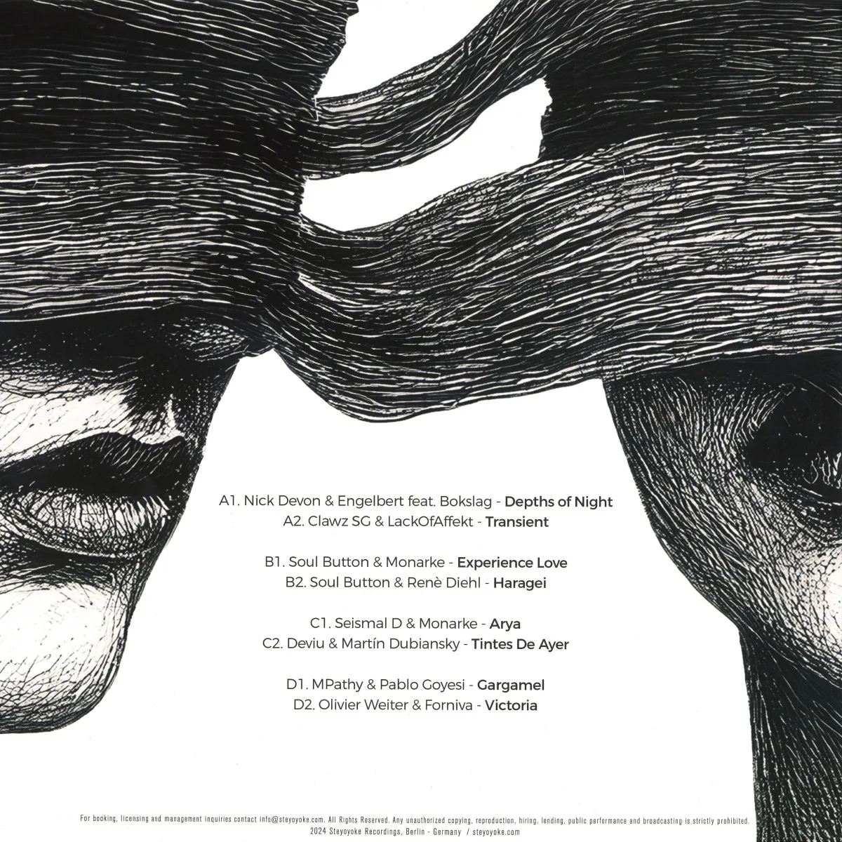 Обратная сторона обложки — Various — Couple Affair 11 2x12"