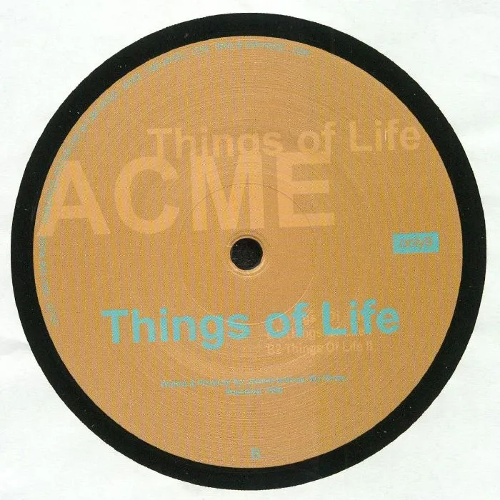 Обратная сторона обложки — ACME — Things Of Life (remastered)