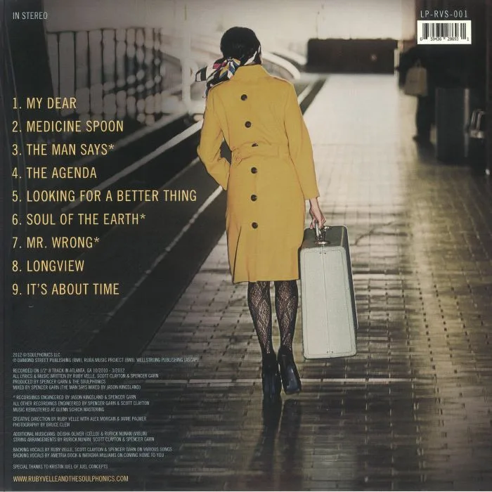 Обратная сторона обложки — Ruby VELLE & THE SOULPHONICS — It's About Time (10th Anniversary Edition) (remastered)