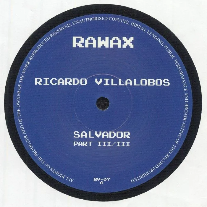 Front cover — Ricardo VILLALOBOS — Salvador Part III / III