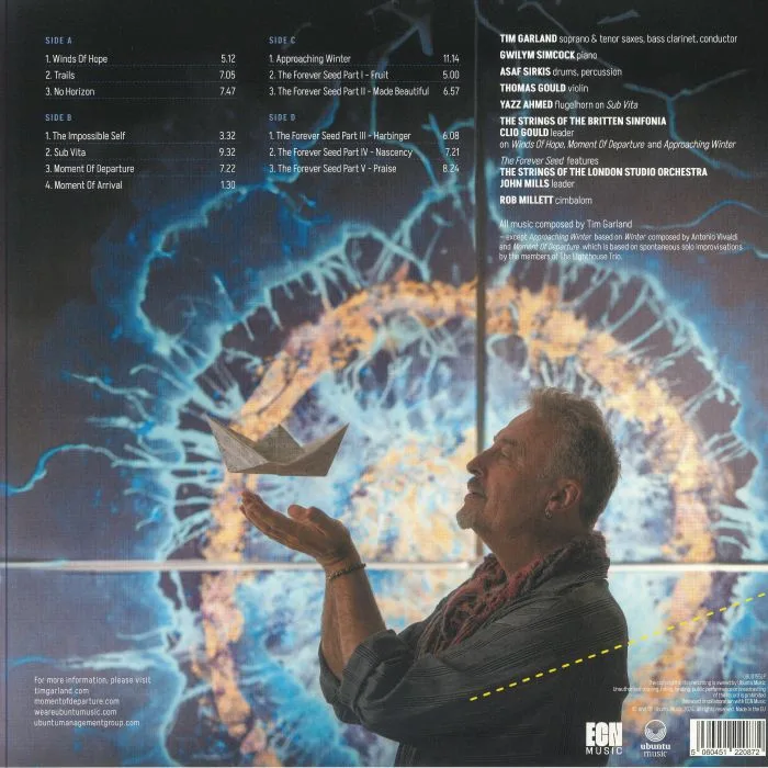 Back cover — Tim GARLAND — Moment Of Departure