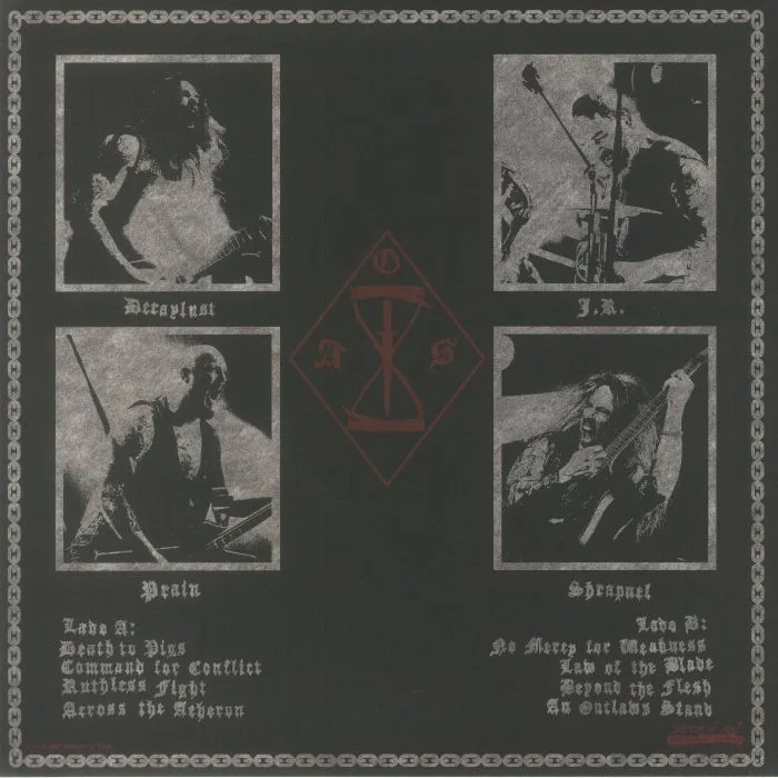 Back cover — NOCTURNAL GRAVES — An Outlaw's Stand