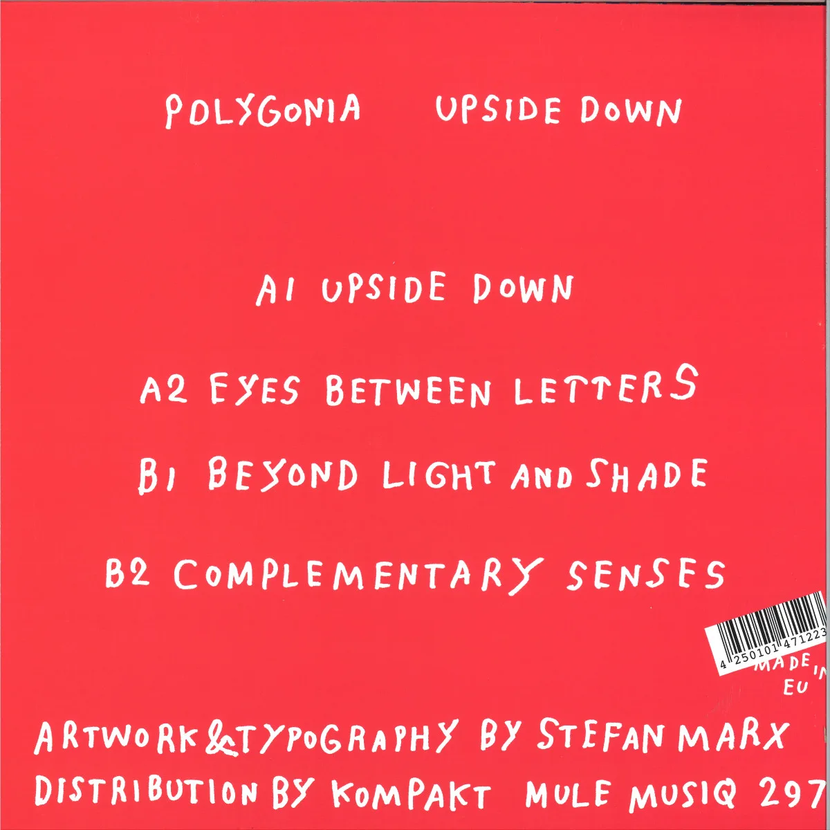 Обратная сторона обложки — Polygonia — Upside Down