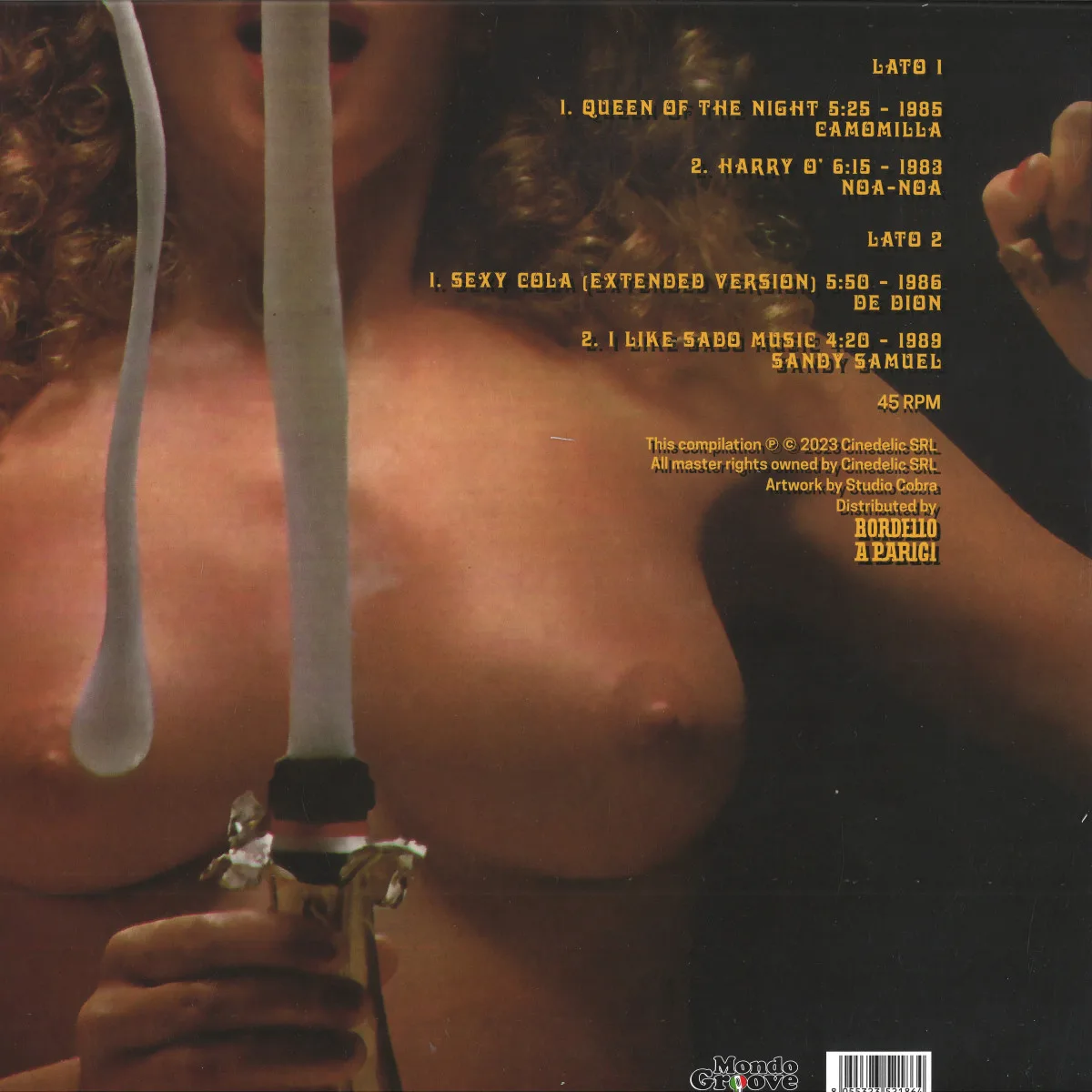 Обратная сторона обложки — Various — ITALO DISCO DONNA II EP