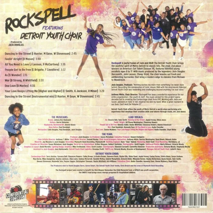 Back cover — DETROIT YOUTH CHOIR — Rockspell