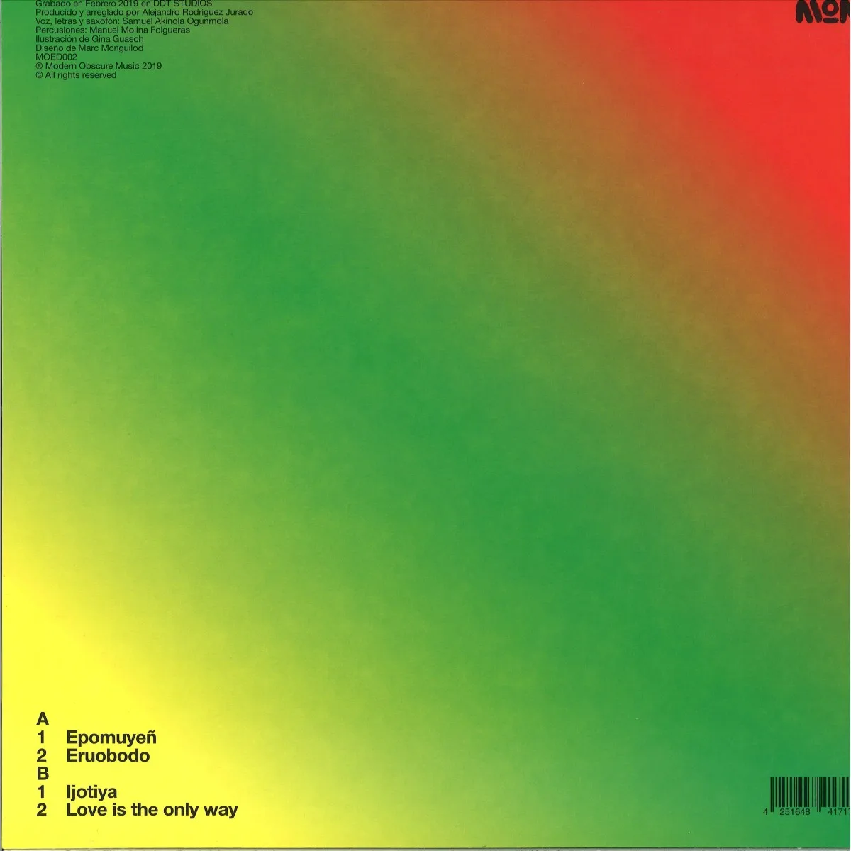 Back cover — Bep Kororoti&Akin — Love is the only way