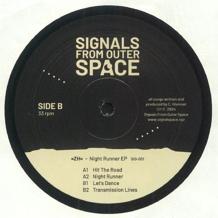 Back cover — ZH — Night Runner EP