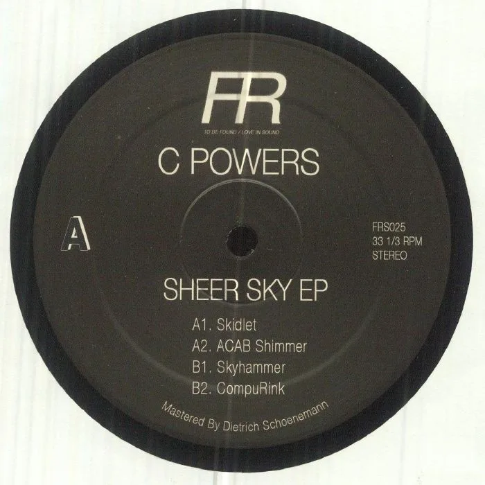 Лицевая сторона обложки — C POWERS — Sheer Sky EP