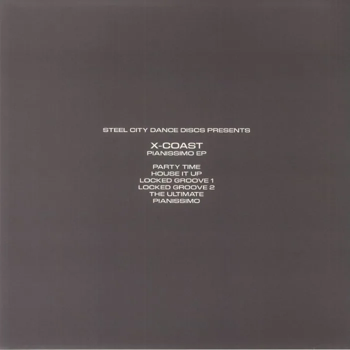 Back cover — X COAST — Pianissimo EP