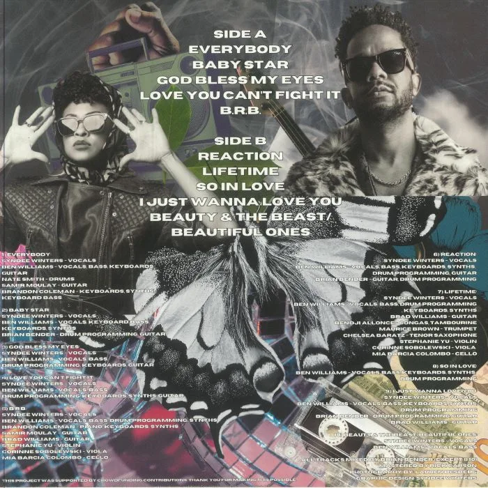 Back cover — BUTTERFLY BLACK — Blackpop