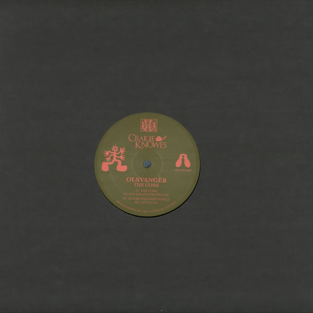 Back cover — Olsvangèr — The Core EP