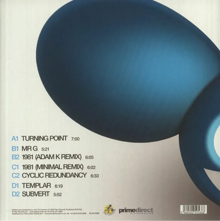 Back cover — DEADMAU5 — Full Circle (Record Store Day RSD 2022)