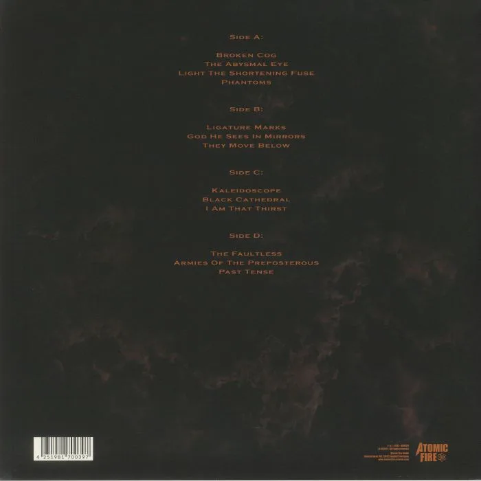 Back cover — MESHUGGAH — Immutable