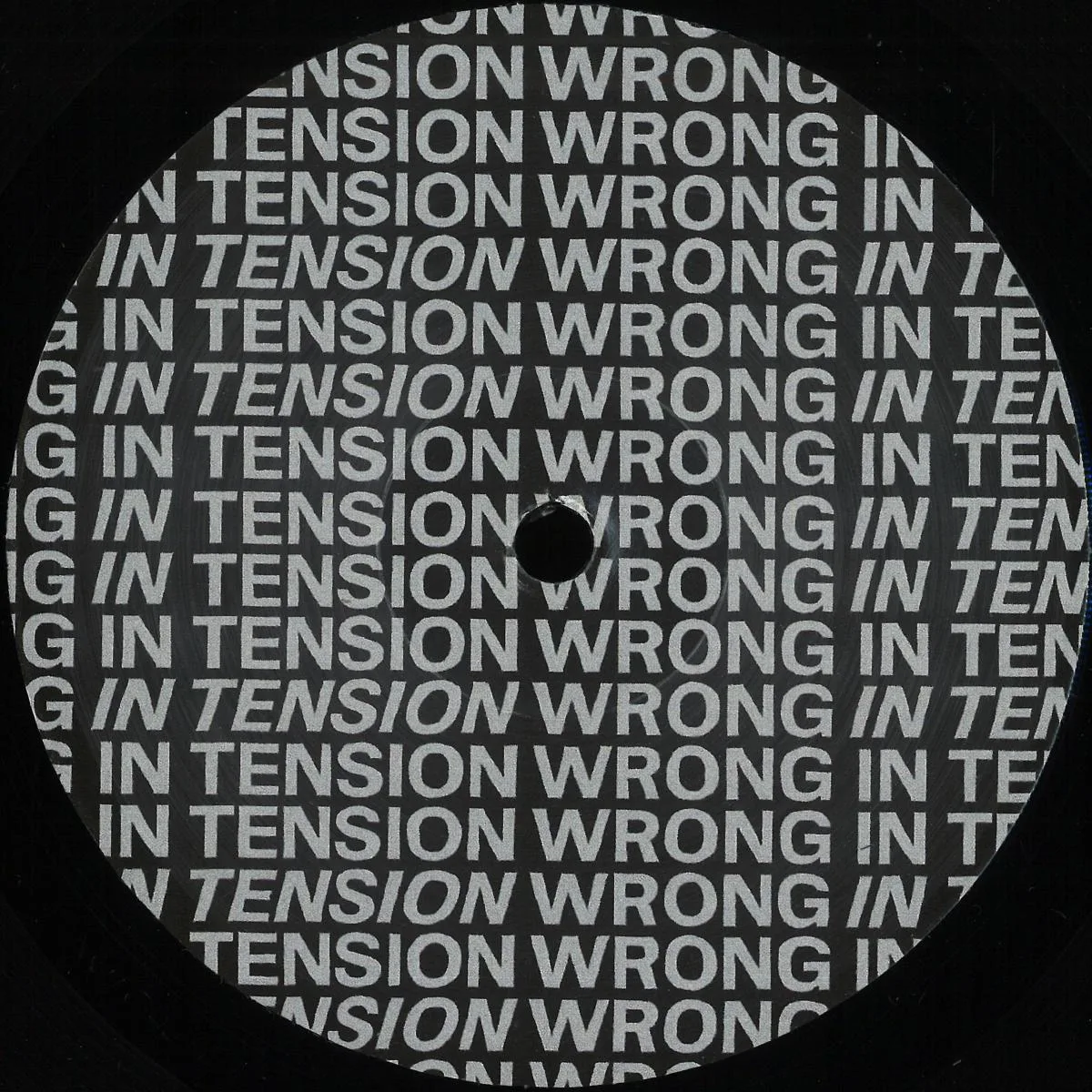Лицевая сторона обложки — Marlon Lopez — Wrong In Tension 001