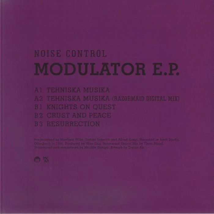 Обратная сторона обложки — NOISE CONTROL — Modulator EP (reissue)
