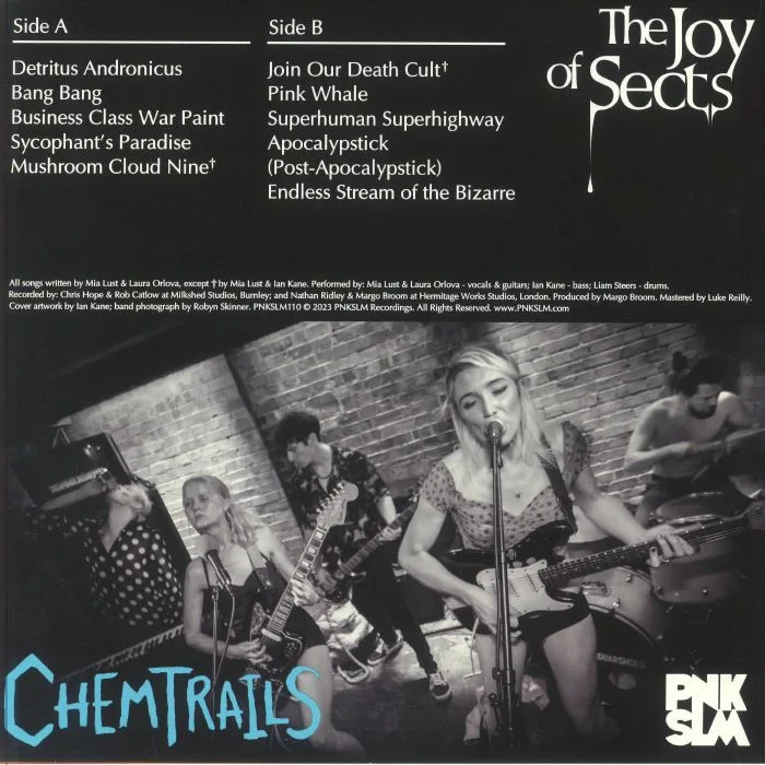 Обратная сторона обложки — CHEMTRAILS — The Joy Of Sects