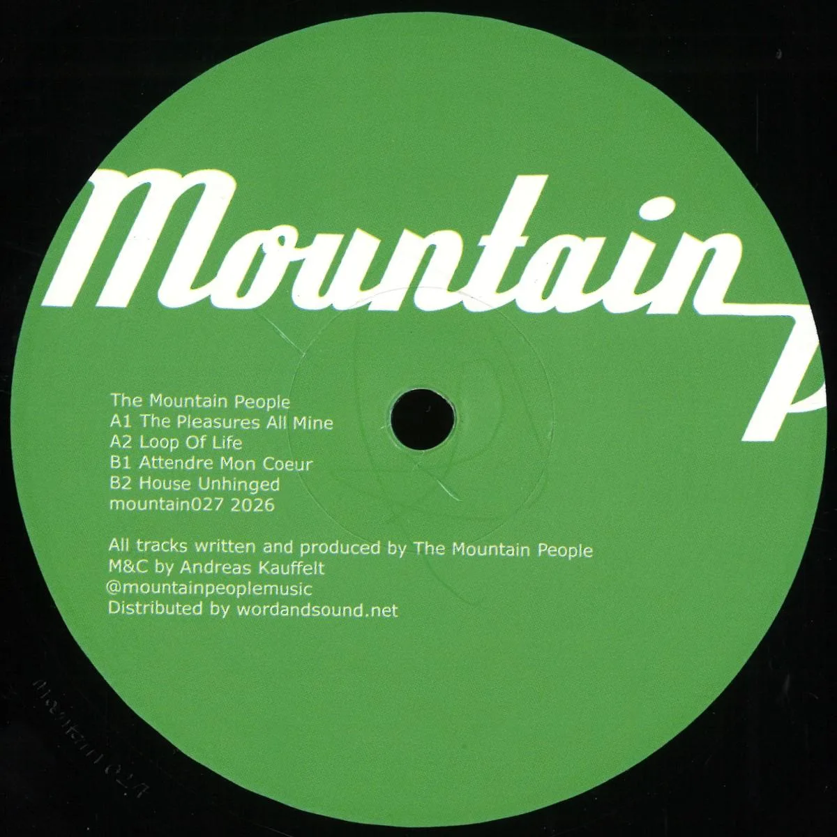 Front cover — The Mountain People — The Pleasures All Mine