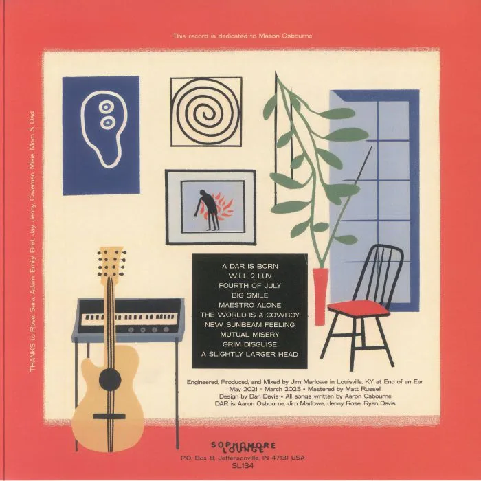 Back cover — DAR — A Slightly Larger Head