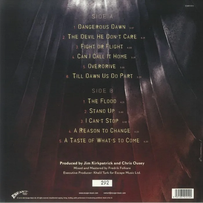 Back cover — The FLOOD — Hear Us Out