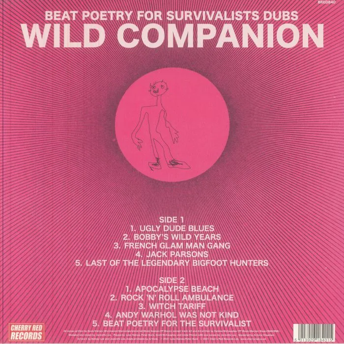 Обратная сторона обложки — JACKNIFE LEE meets LUKE HAINS & PETER BUCK — Wild Companion