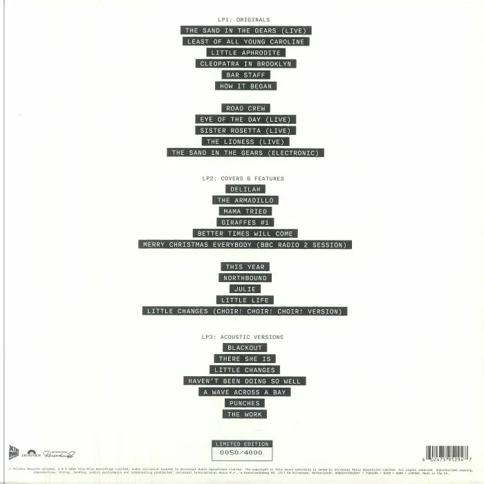 Back cover — Frank TURNER — The Next 10 Years