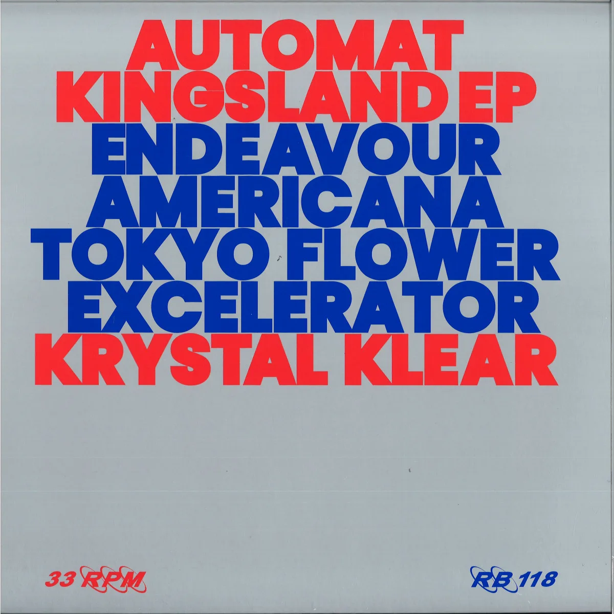 Front cover — Krystal Klear — Automat Kingsland