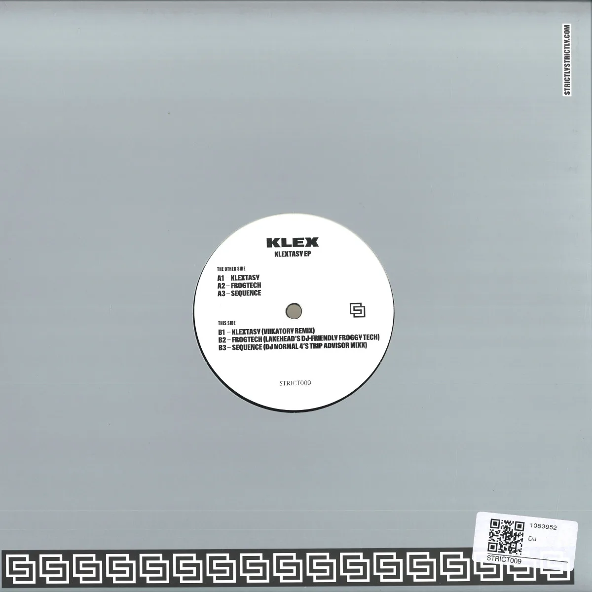 Обратная сторона обложки — Klex — Klextasy EP