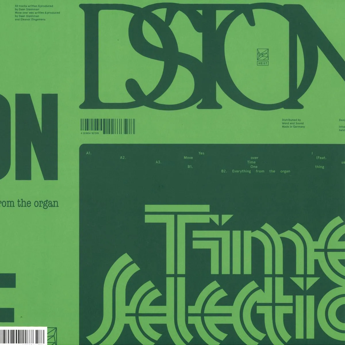 Обратная сторона обложки — D Stone — Time selection EP