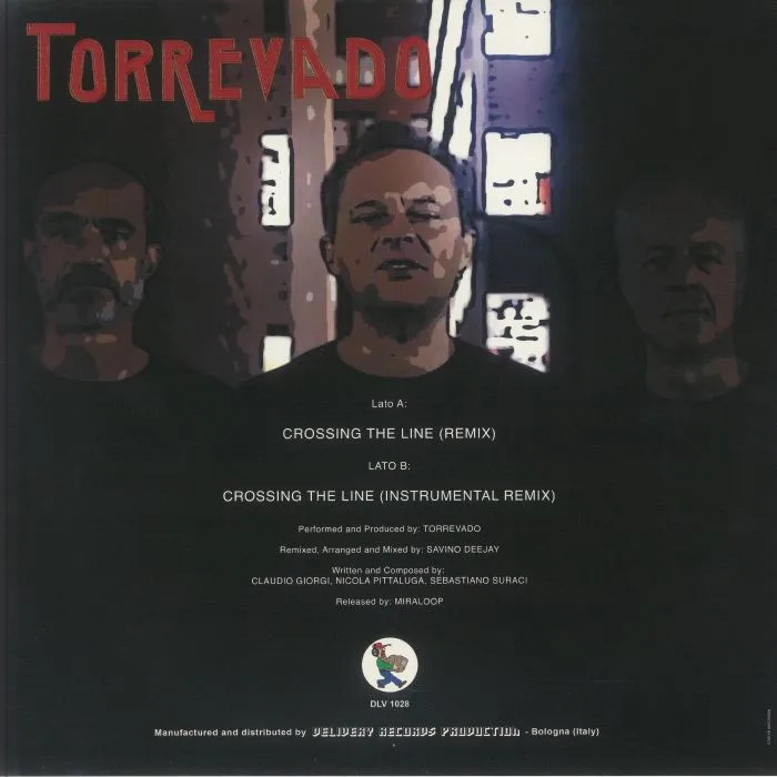 Обратная сторона обложки — TORREVADO — Crossing The Line