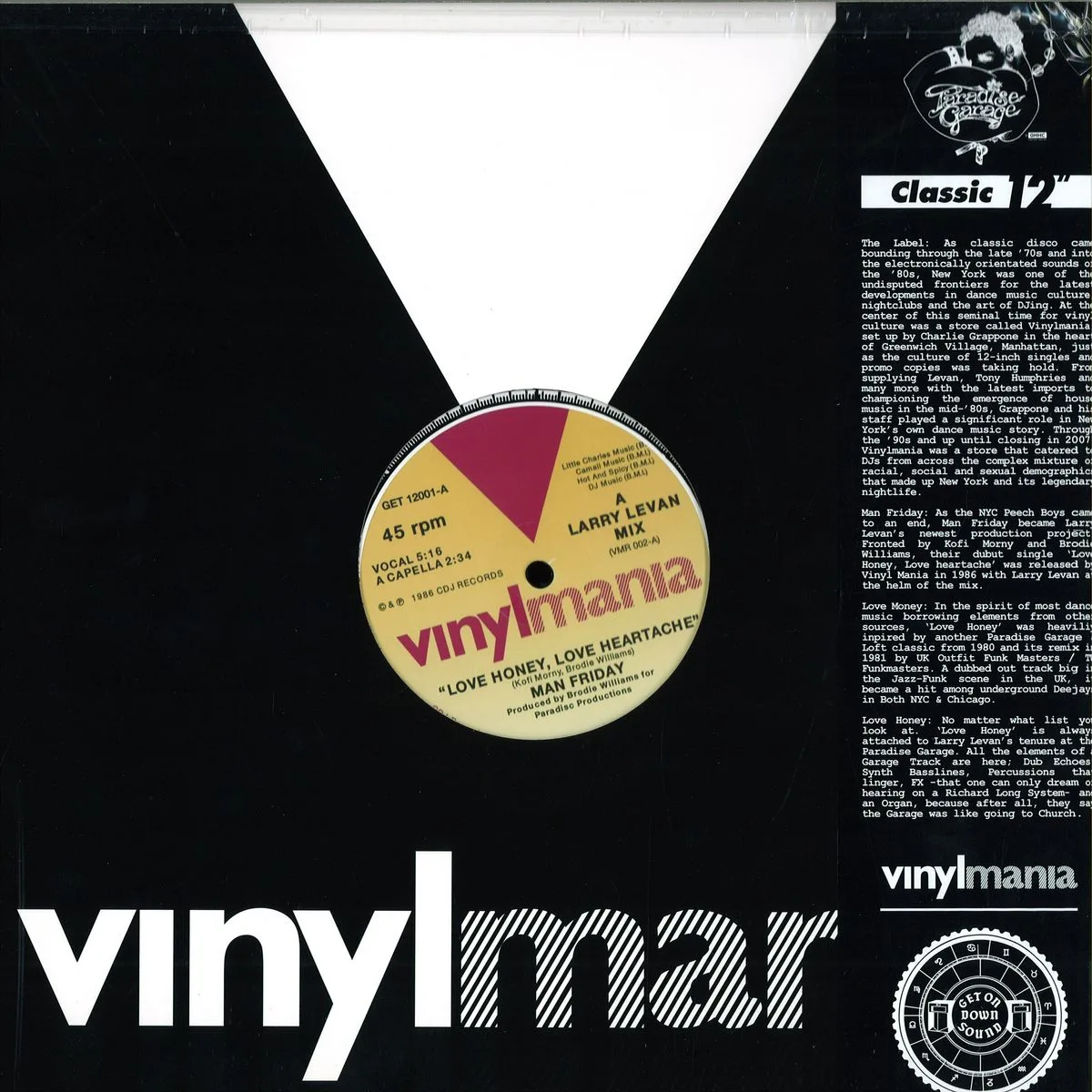 Man Friday — Love Honey Love Heartache