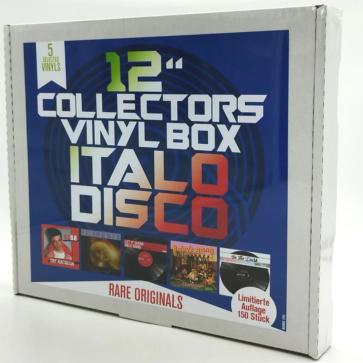Лицевая сторона обложки — Various — 12" Collector's Vinyl Box: Italo Disco LP 5x12"