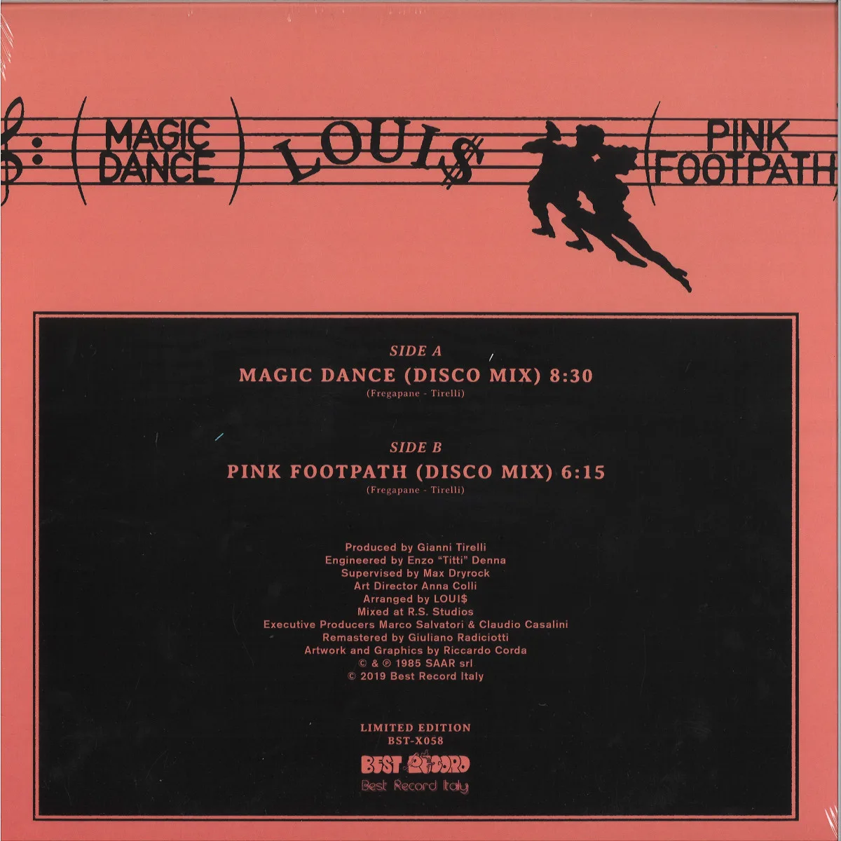 Back cover — LOUI$ — Magic Dance