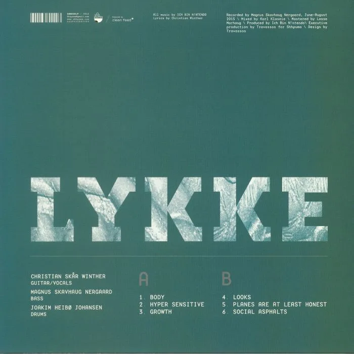 Back cover — ICH BIN N!NTENDO — Lykke