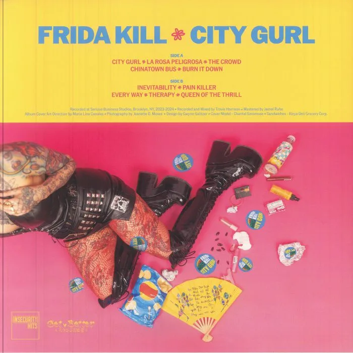 Обратная сторона обложки — FRIDA KILL — City Gurl