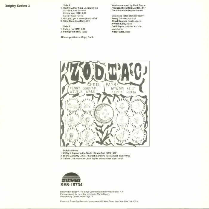 Back cover — Cecil PAYNE — Zodiac (remastered)